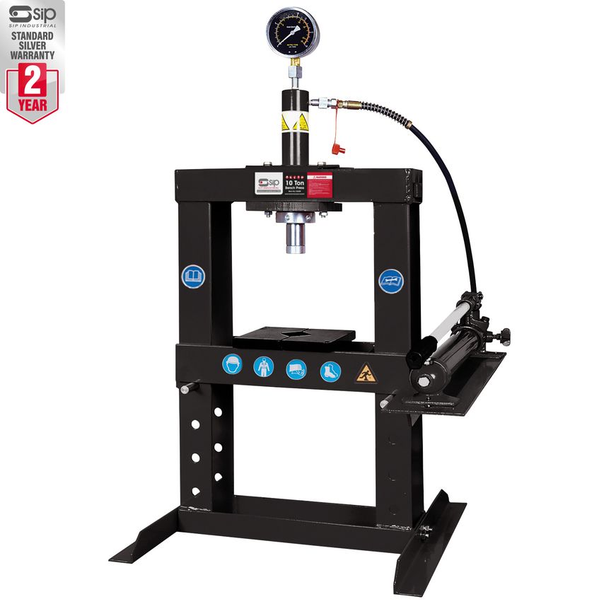 SIP 10 TON Shop Bench Press