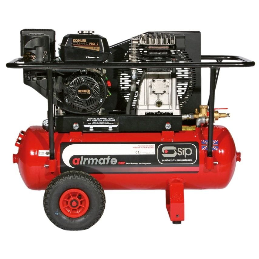 SIP ISKP7/50 Industrial Petrol Compressor
