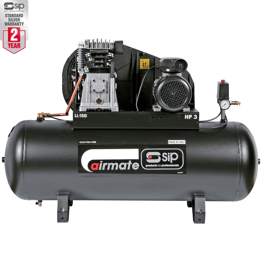 SIP PX3/150-SRB Belt Drive Compressor