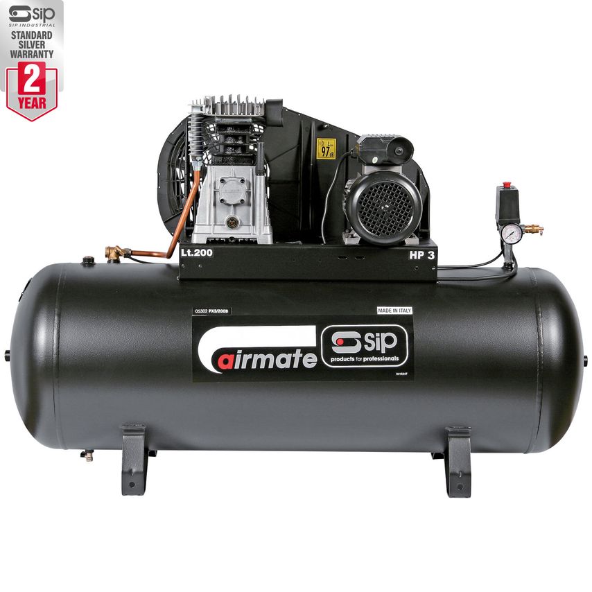SIP PX3/200-SRB Belt Drive Compressor
