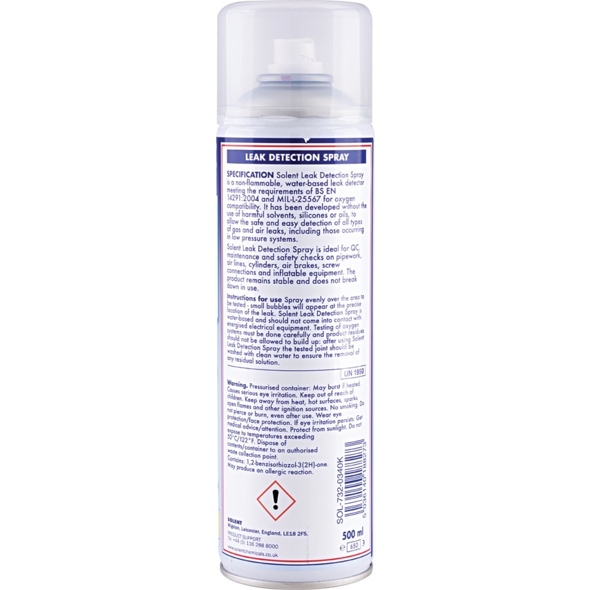 SL1-400A Leak Detector Spray Compressed Air 400ML