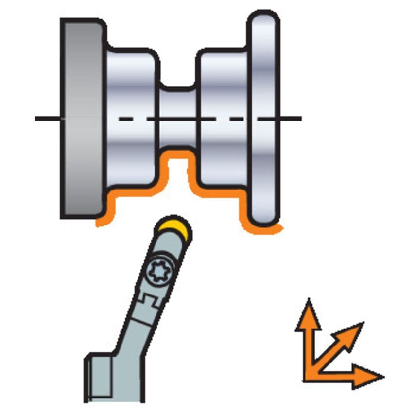 SL70-CRSCL-35-09 T-Max Head for Turning