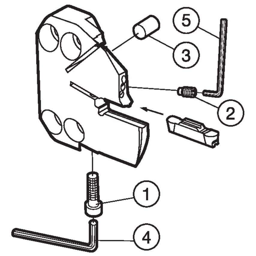 SL70-R123H40B290-HP Toolholder