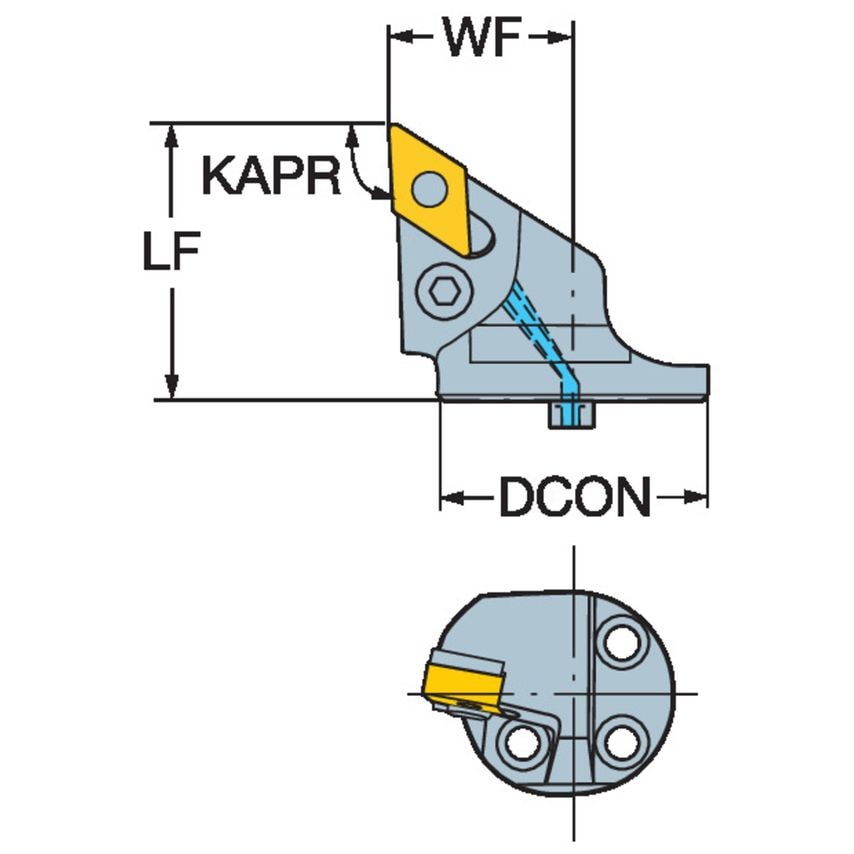 SL-PDJNL-32-15HP T-Max P Head for Turning