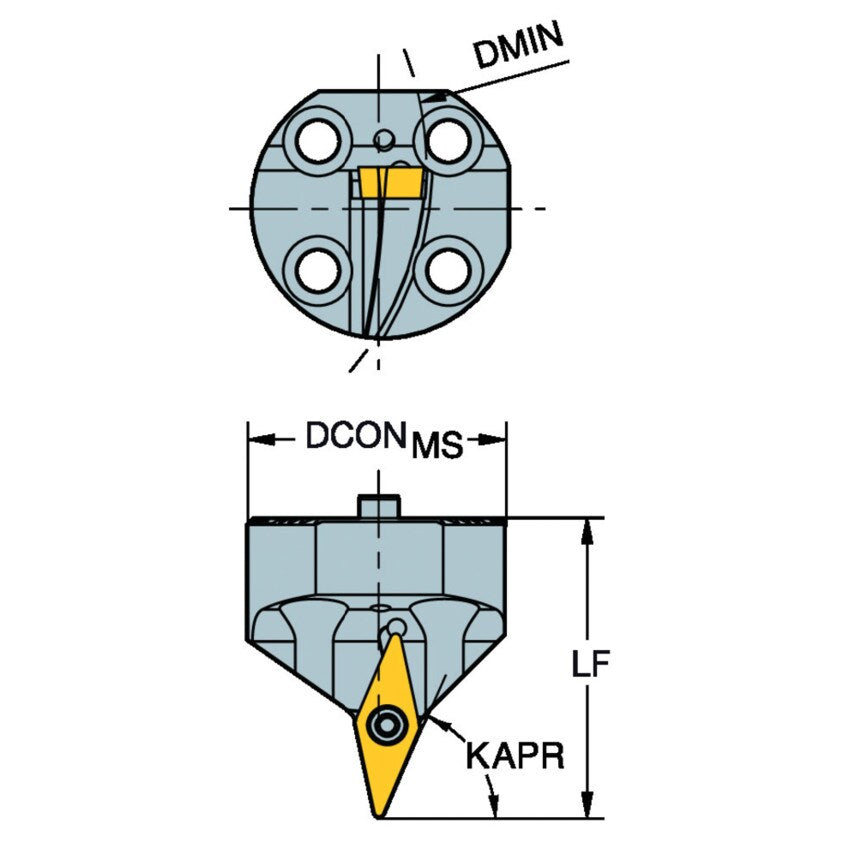 SL-SVXBL-40A-16-050A 107 Head for Spirogrooving