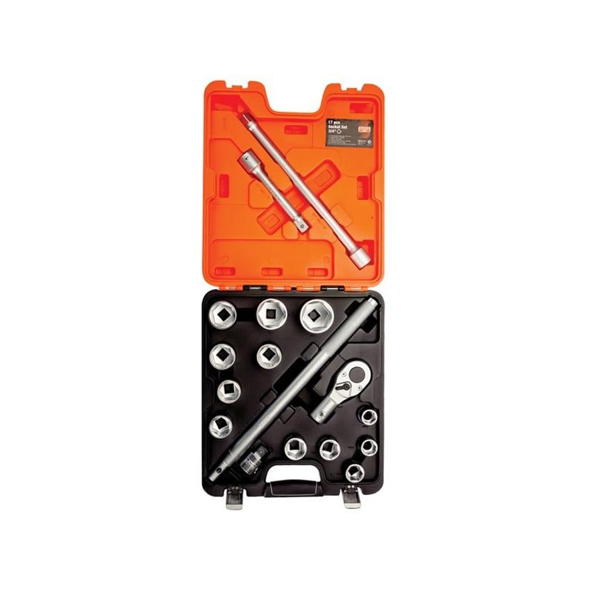 SLX17 3/4in Drive Socket Set, 17 Piece BAHSLX17