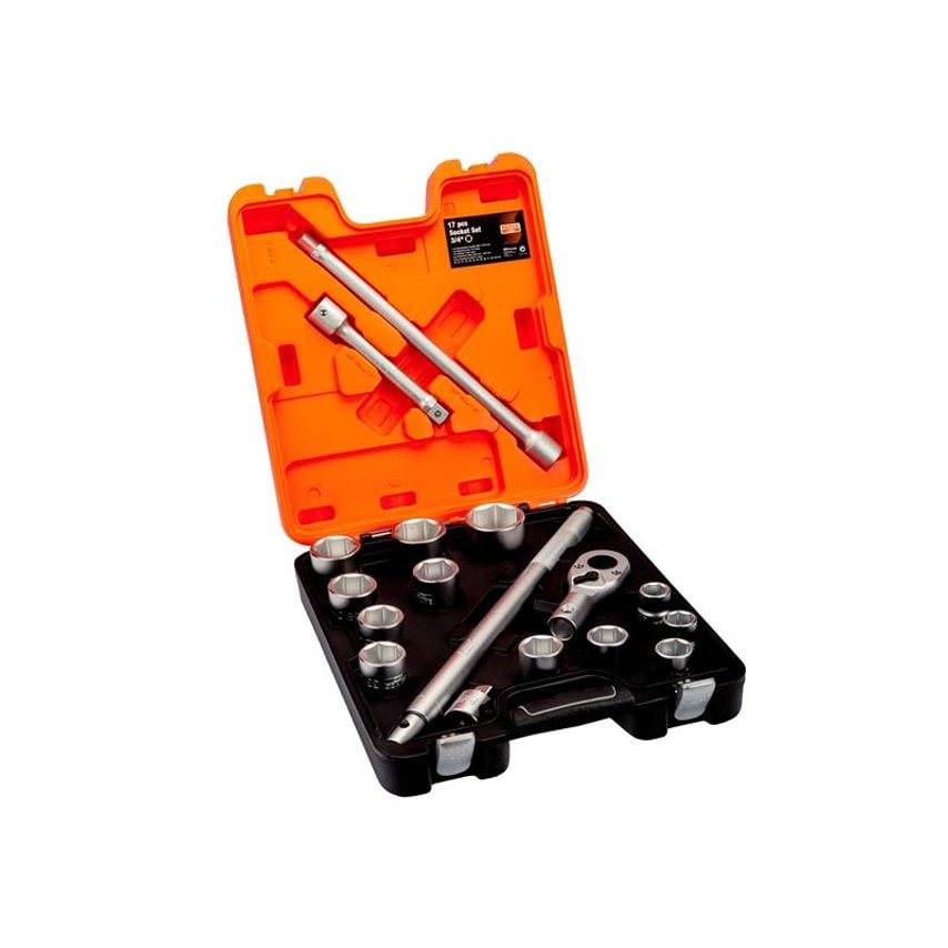 SLX17 3/4in Drive Socket Set, 17 Piece BAHSLX17