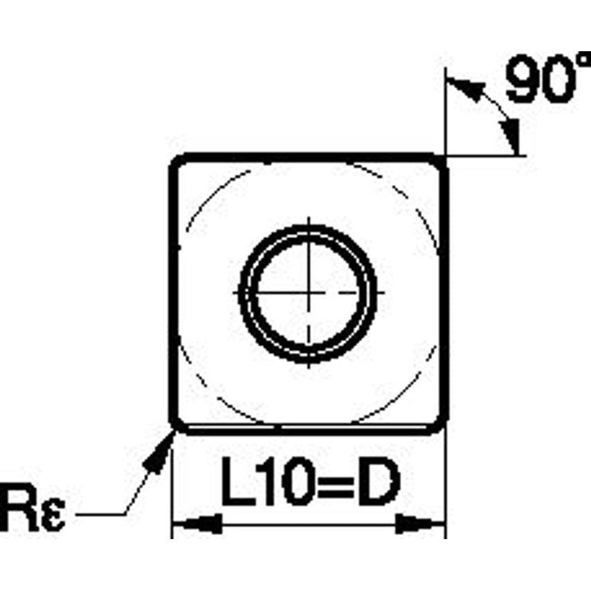 SNGA120412S01225MT ANSI/ISO Turning Insert SN..