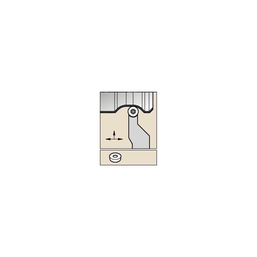 SRCCR203D S Clamping Holder W1.25 L6.00