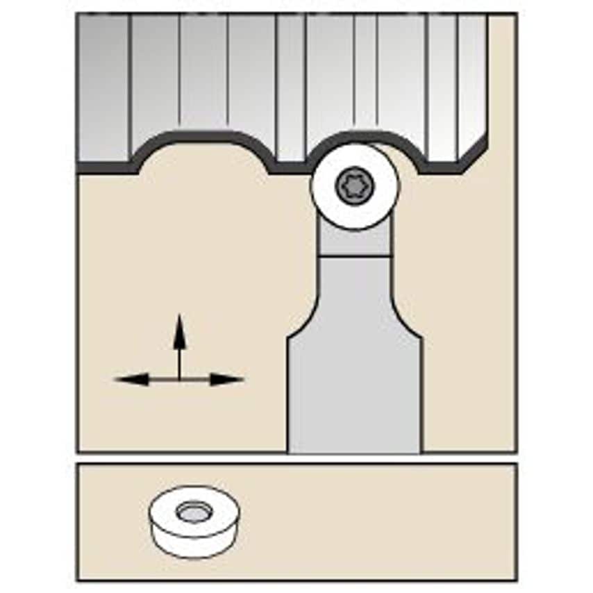 SRDCN2525M10 S Clamping Holder W25, 0MM L150