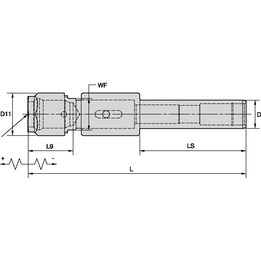 SS100TCL769 Tension/Comp Tap Chuck/L Collet
