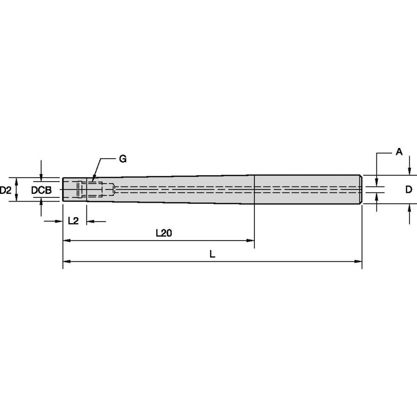 SS200STCHM10130m M10 Screw-on Adapter 20.0 x 1
