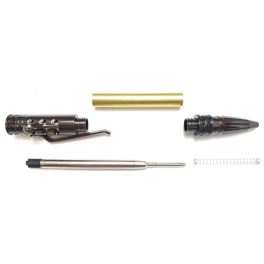SS2 Stick Shift Click Pen - Gun Metal