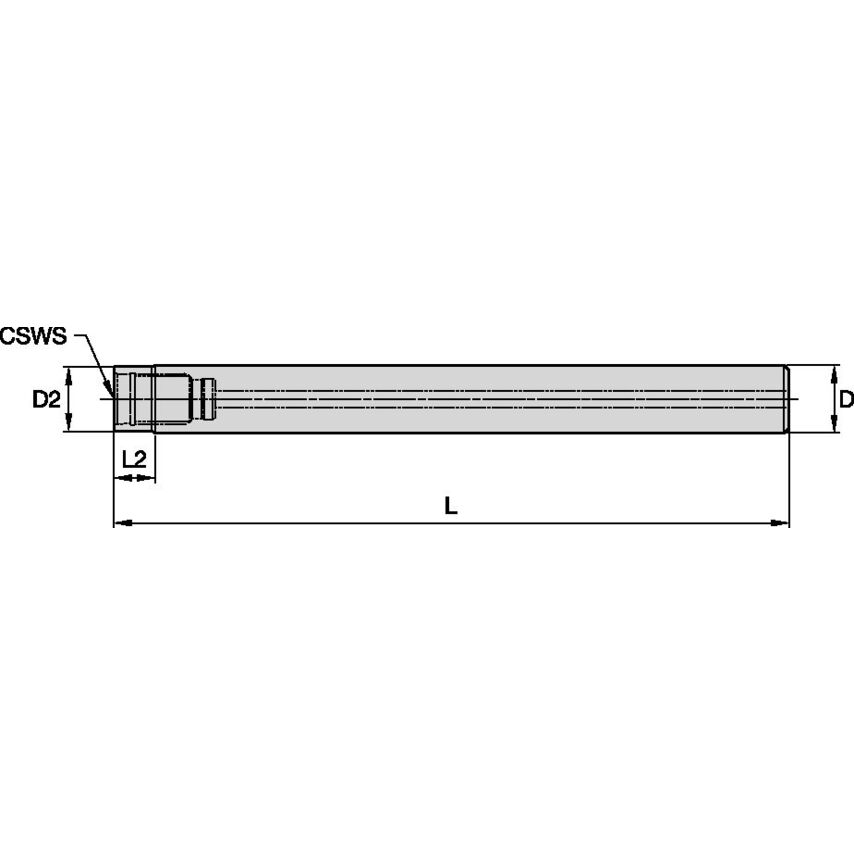 SS32DL32250M SS D=32MM Duo-Lock DL32 L1=250
