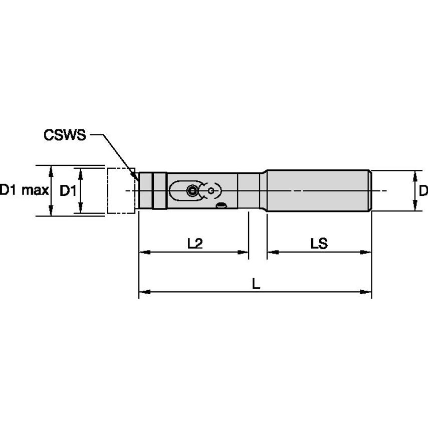 SS32KST350RR3M Reamer Modular Body 37 5-42/1.