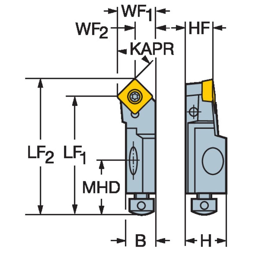 SSSCL 10CA-09-M CoroTurn 107 Cartridge