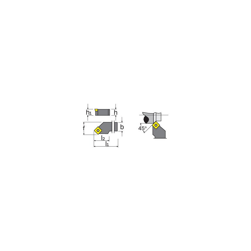 SSSCR 2020K12 External Toolholder