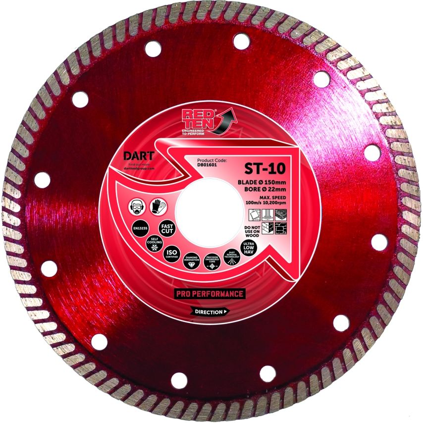 ST-10 Tile Diamond Blade 100Dmm x 16B