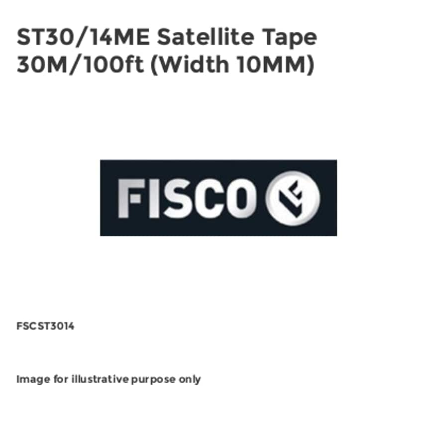 ST30/14ME Satellite Tape 30M/100ft (Width 10MM)