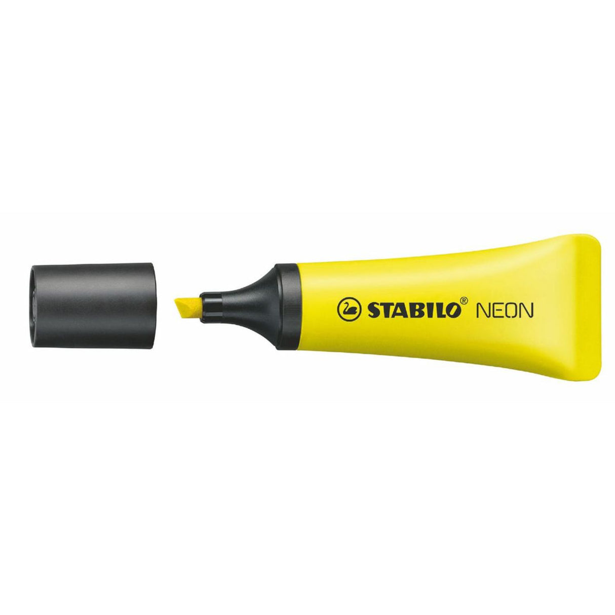 STABILO NEON Highlighter Chisel Tip 2-5mm Line Yellow (Pack 10)