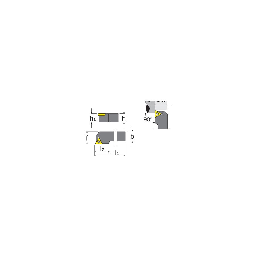 STGCL 1212F11 External Toolholder