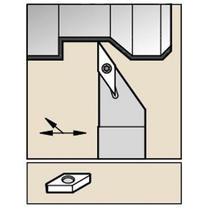 SVABR1616K16Q S Clamping Holder W16, 0MM L125