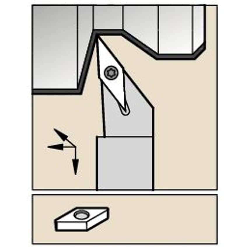 SVJBLF062D S Clamping Holder W0.38 L6.00