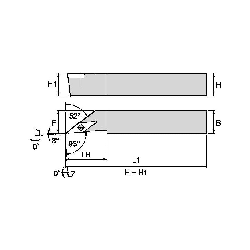 SVJBLF103B S Clamping Holder W0.63 L4.50