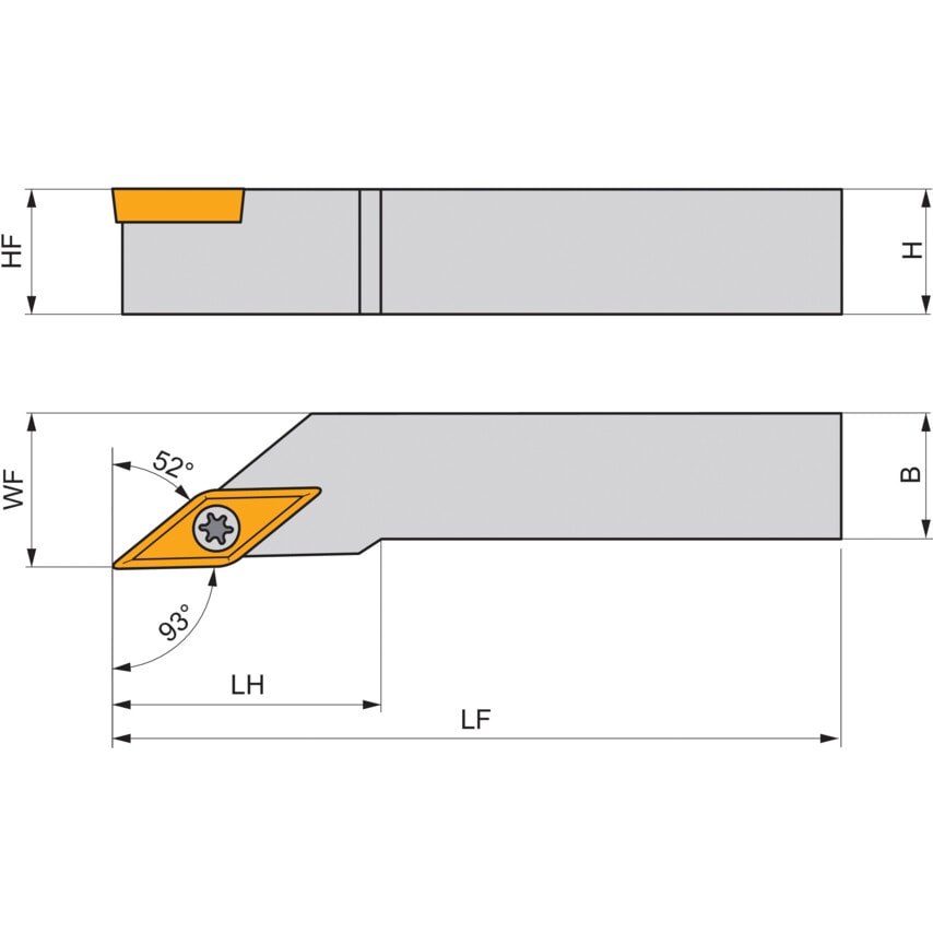SVJBL 1616 K 11-S External Turn Holder Left Hand