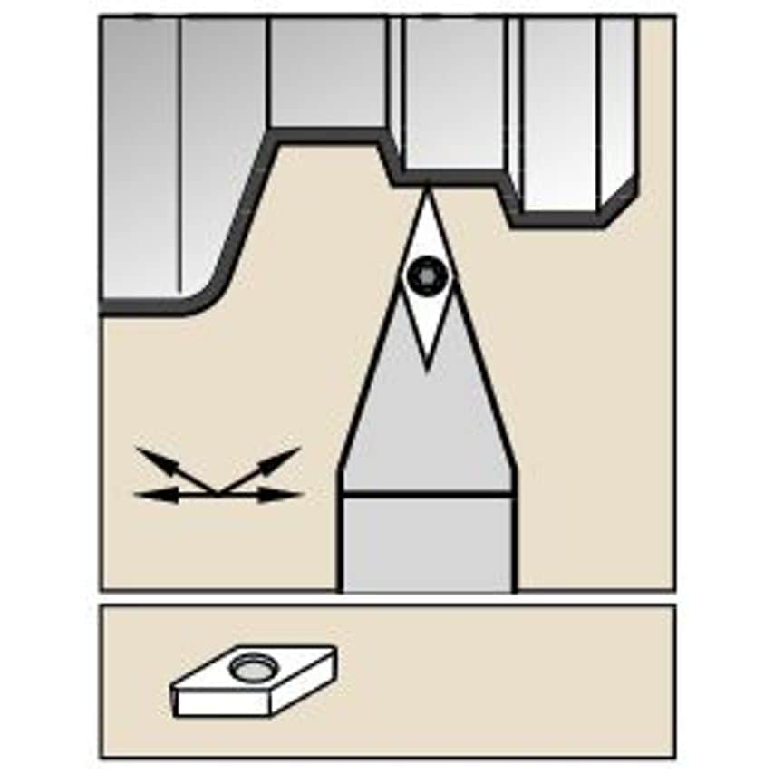 SVVBN1212N11 S Clamping Holder W12, 0MM L160