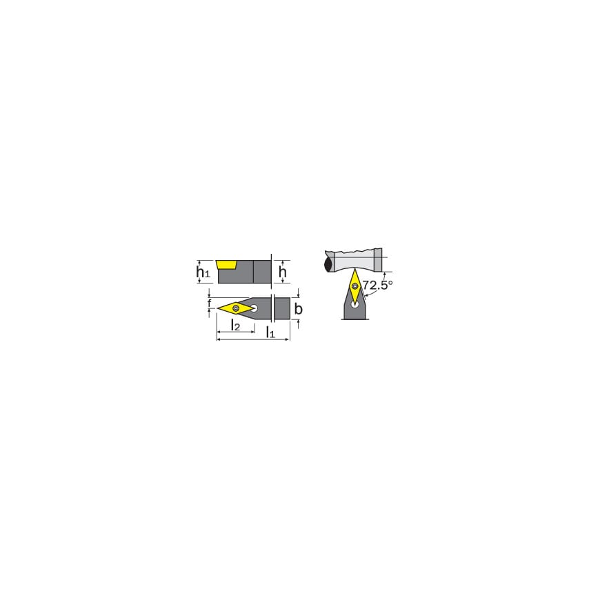 SVVBN 2020K16 External Toolholder