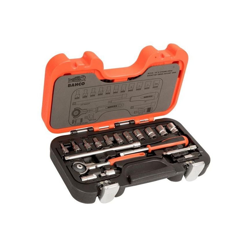 SW65 1/4in Drive Swivel Socket Set, 65 Piece BAHSW65
