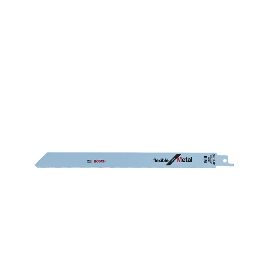 S 1122 AF Flexible for Metal Sabre Saw Blades 225 x 19 x 0.9mm (2608656018), Pack of 5