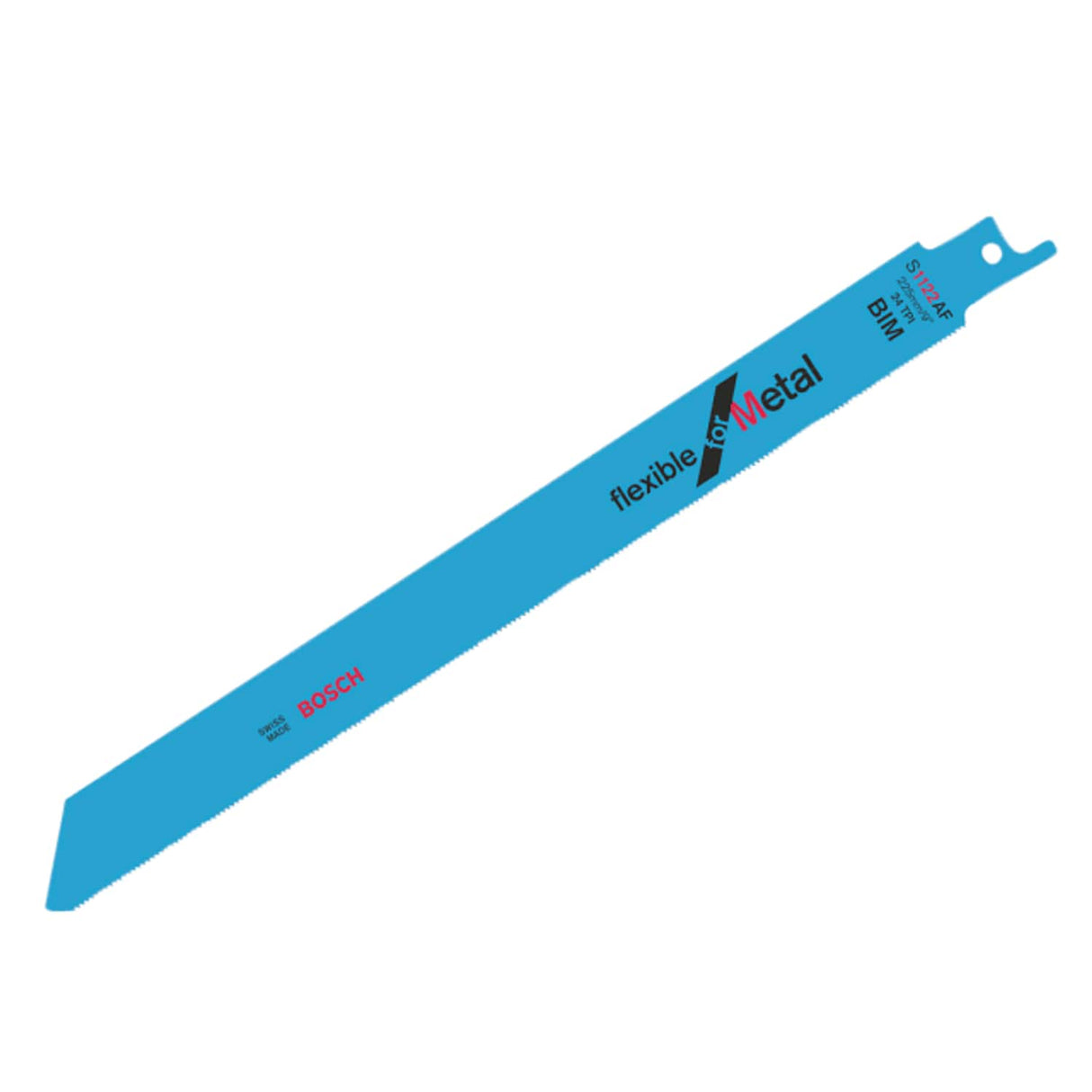 S 1122 Af Flexible for Metal Reciprocating Saw Blade 225mm 24 TPI Pack of 5