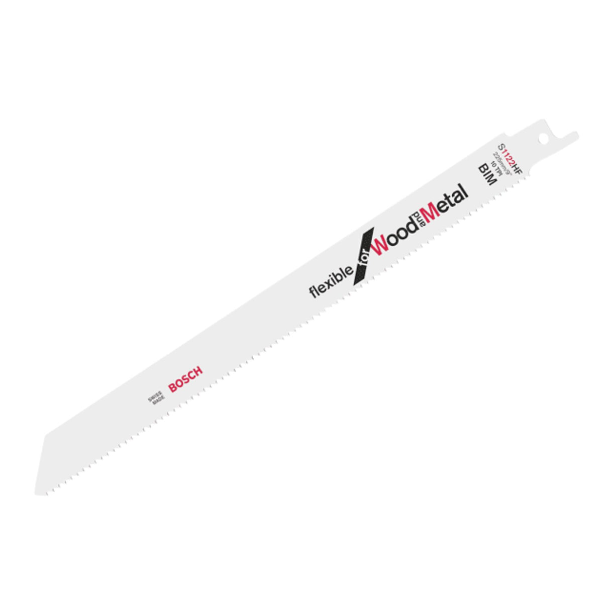 S 1122 HF Flexible for Wood & Metal Blade 225mm 10 TPI Pack of 100