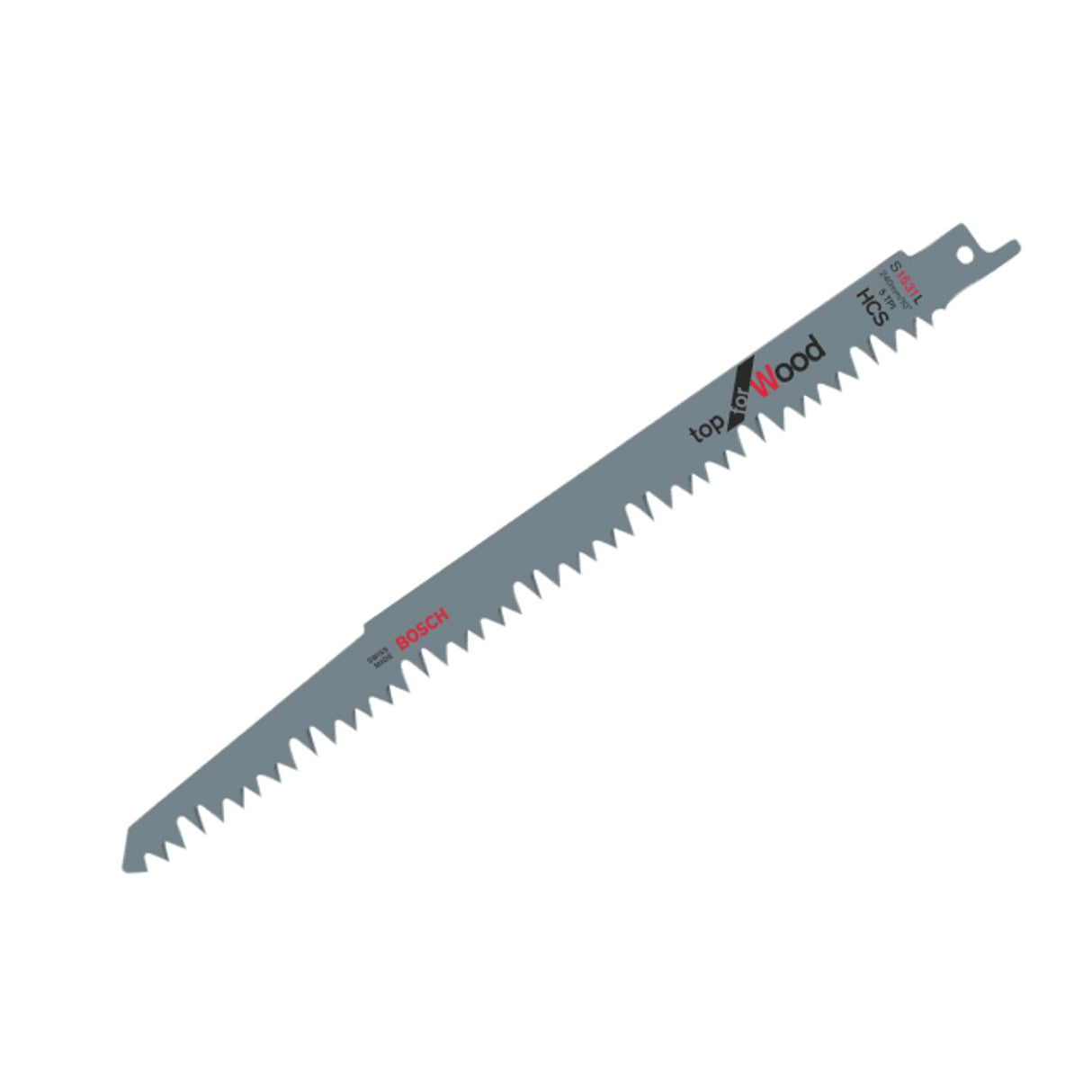 S 1531L Top for Wood Reciprocating Saw Blade 240mm 5 TPI Pack of 100