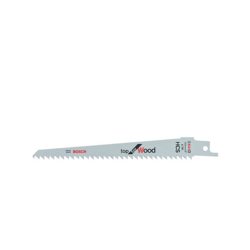 S 644 D Top for Wood Sabre Saw Blades 150 x 19 x 1.25mm (2608650673), Pack of 5