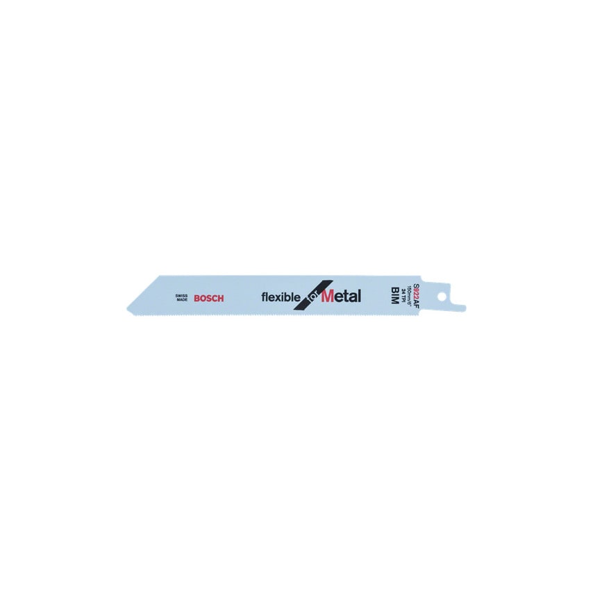 S 922 AF Flexible for Metal Sabre Saw Blades 150 x 9 x 0.9mm (2608656013), Pack of 5