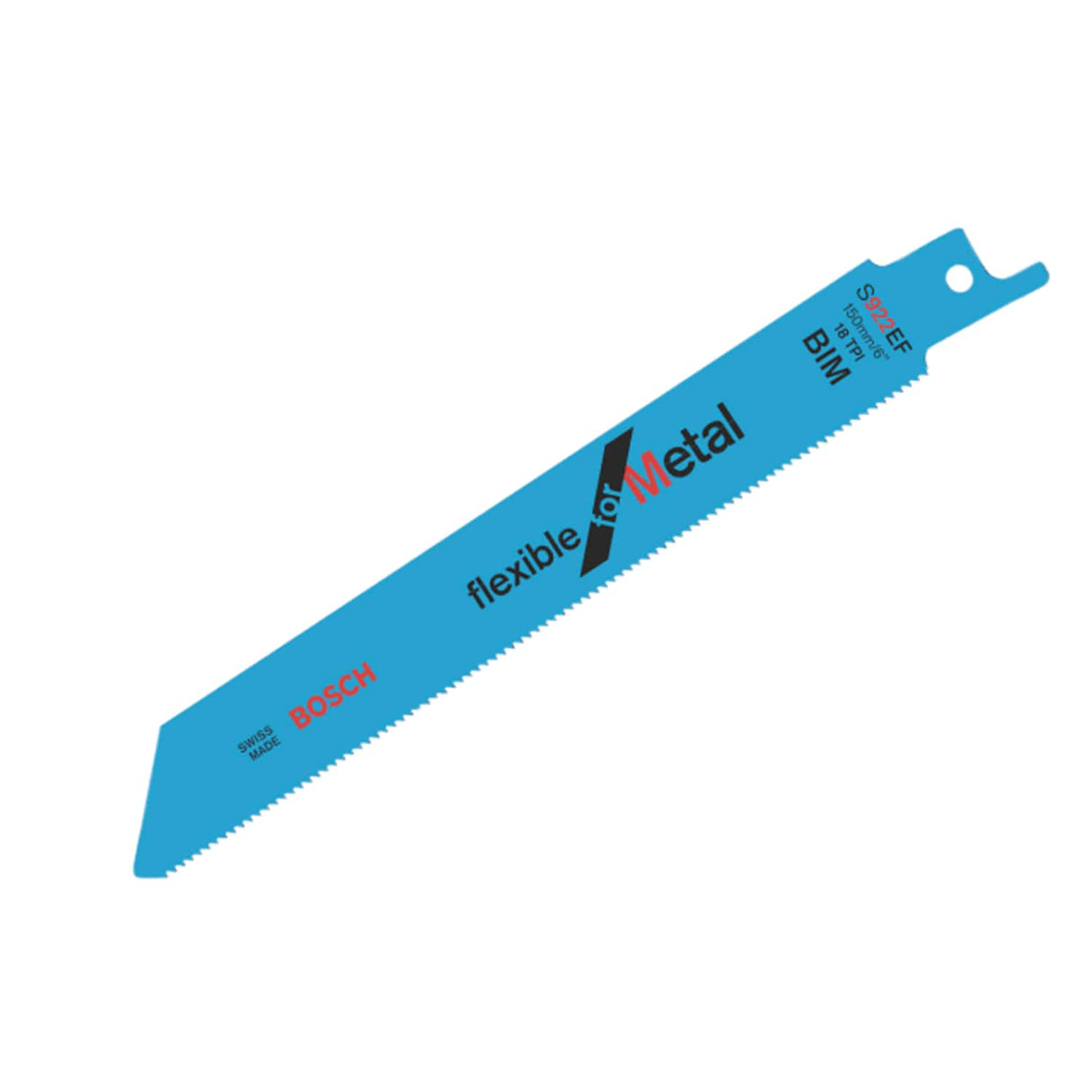 S 922 EF Flexible for Metal Reciprocating Saw Blade 150mm 18 TPI Pack of 100