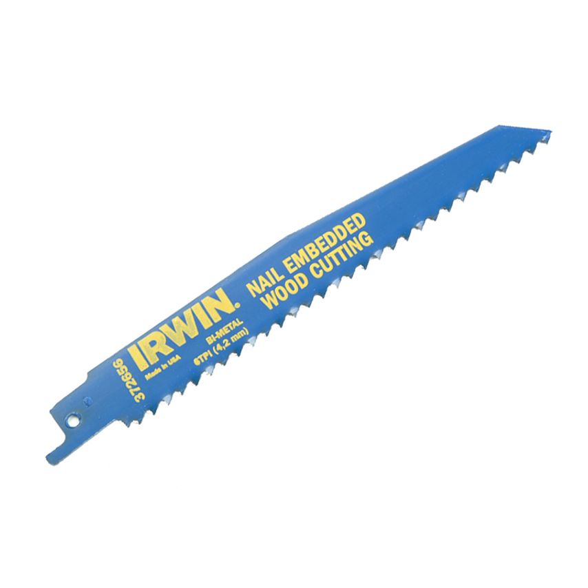Sabre Saw Blade 956R 225mm Nail Embeded Wood Pack of 5 IRW10504158