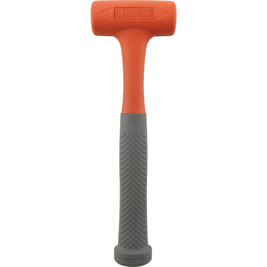 Safeblower Solid Steel Shaft 14oz Dead Blow Hammer