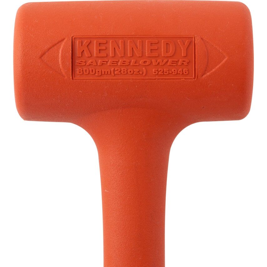 Safeblower Solid Steel Shaft 28oz Dead Blow Hammer