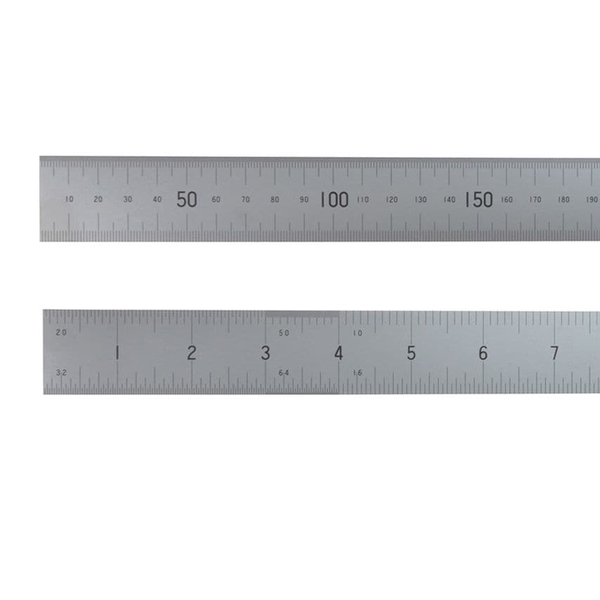 Satin Chrome Rule 600mm/24in FISC24