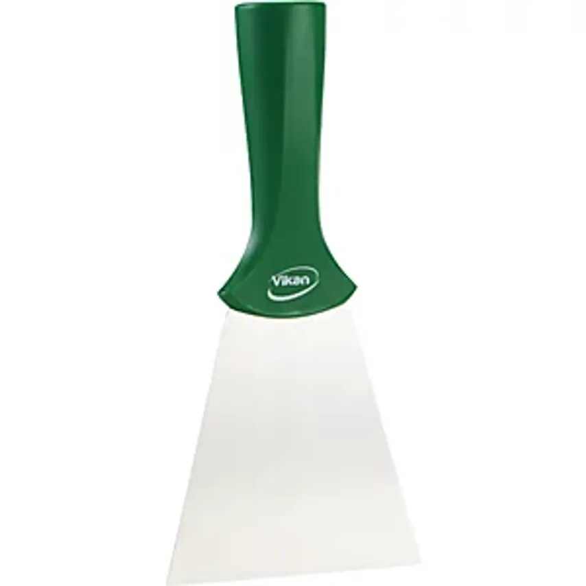 Scraper Model with Handle with Stainless Steel Blade Pack of 10 Green