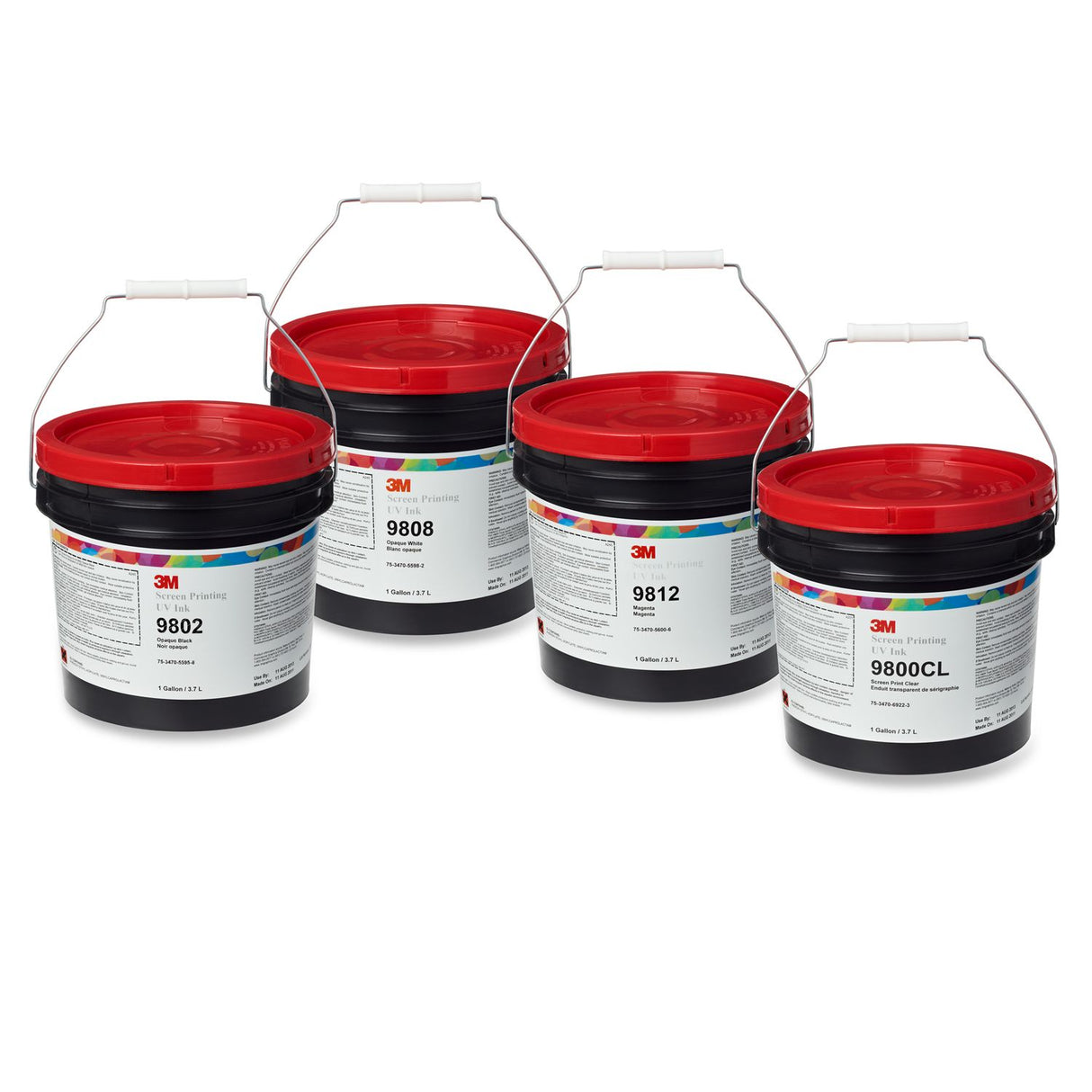 Screenprinting 4-COLOUR UV Ink 9815P Magenta 3.78 Liters