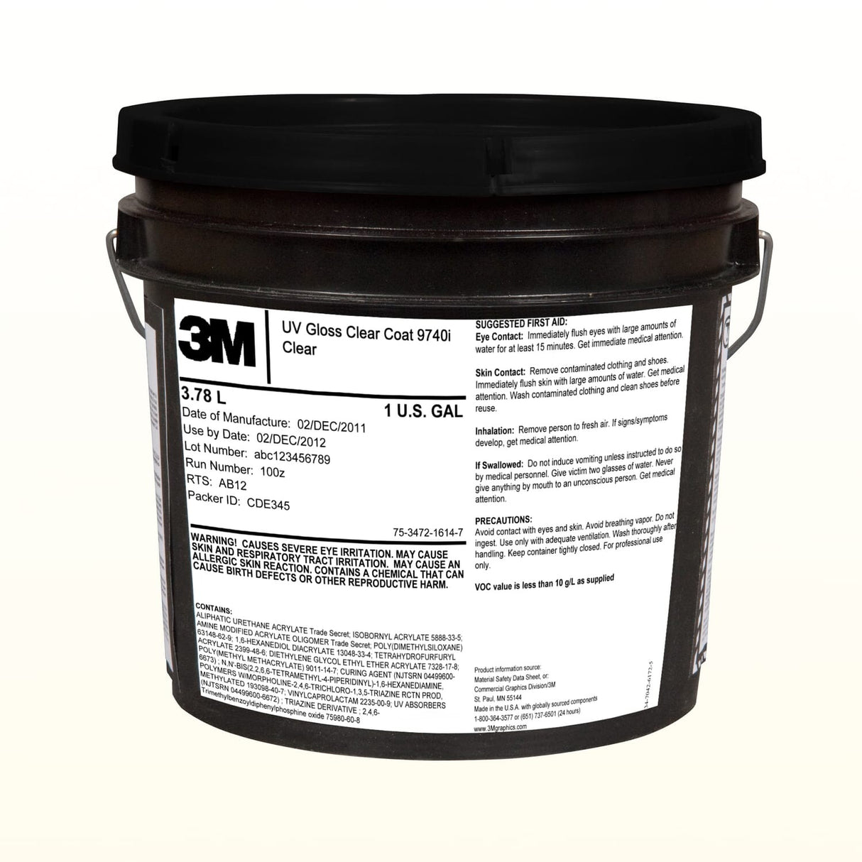 Screenprinting UV Gloss Clear 9740I 3.78 Liters