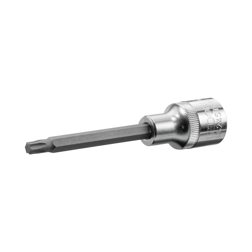 Screwdr.bit socket 1/2 TX T30 l.100mm