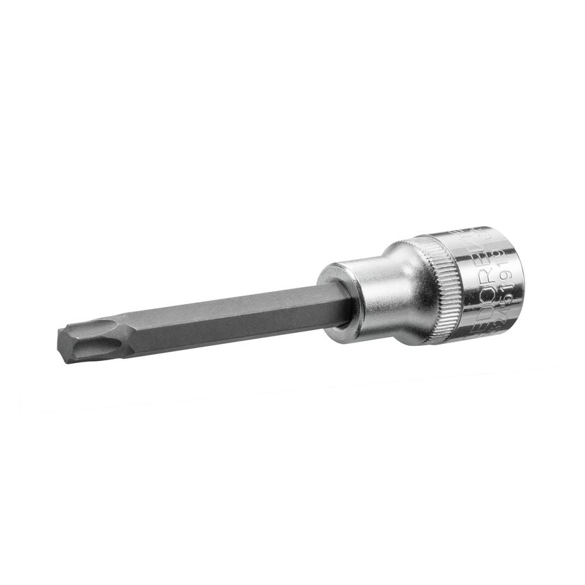 Screwdr.bit socket 1/2 TX T45 l.100mm
