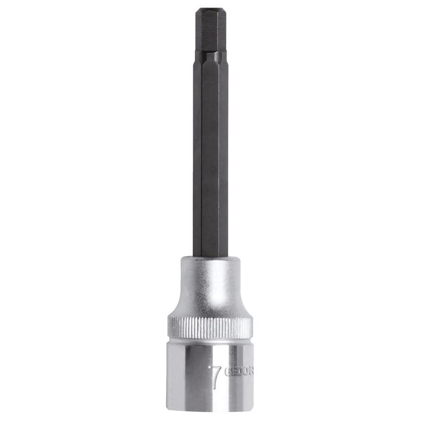 Screwdr.bit socket 1/2 size7mm l.100mm