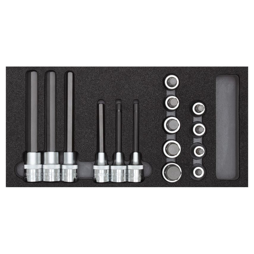Screwdr.bit sockets 1/2 2/6 CT 15pcs